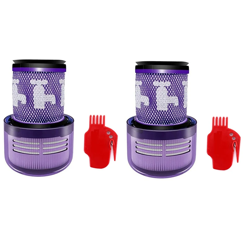 

2X Vacuum Filter Replacement For Dyson V12 Detect Slim Duster Washable Filter Cleaning Vacuum Cleaner Parts, 971517-01