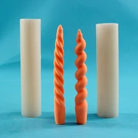 twisted candle mould diy candle silicone mould rotating spiral rod wax mould