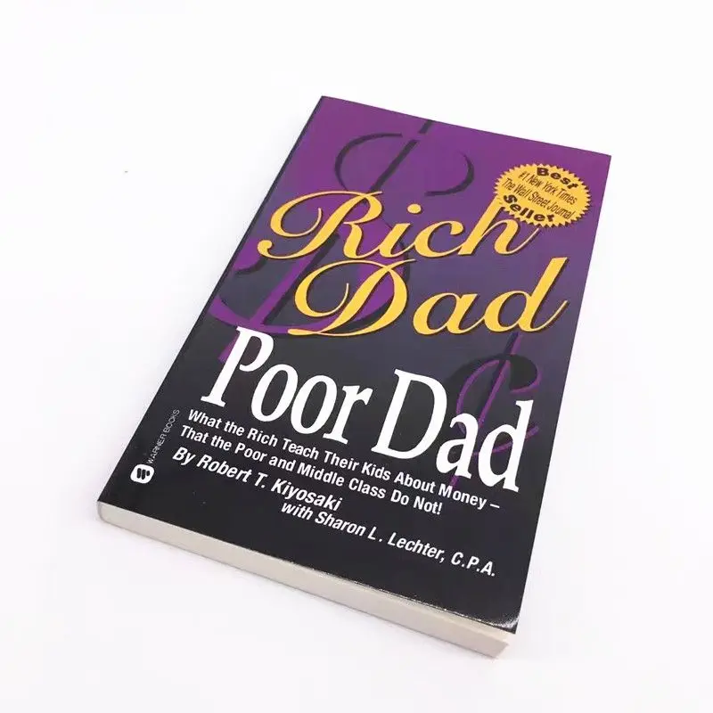 

Rich Dad Poor Dad English Edition Financial and Business Education Book Economic Book educational books