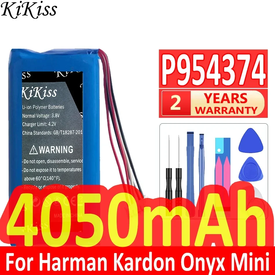 Мощный аккумулятор KiKiss на 4050 мАч для Harman/Kardon Onyx Mini CP-HK07 P 954374 АККУ