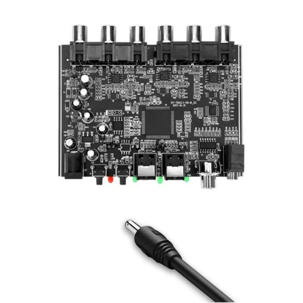 

Профессиональный 5,1 CH Усилитель оптический аналоговый преобразователь RCA DTS AC3 SPDIF коаксиальный HD аудио Rush