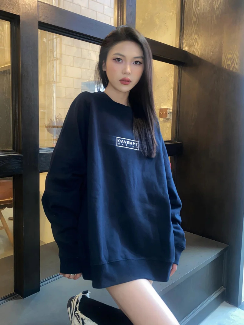 

23SS Small Logo Embroidery Cavempt Hoodie Men Women EU Size 100% Cotton Cavempt Sweatshirt Fashion Autumn Winter Skateboard