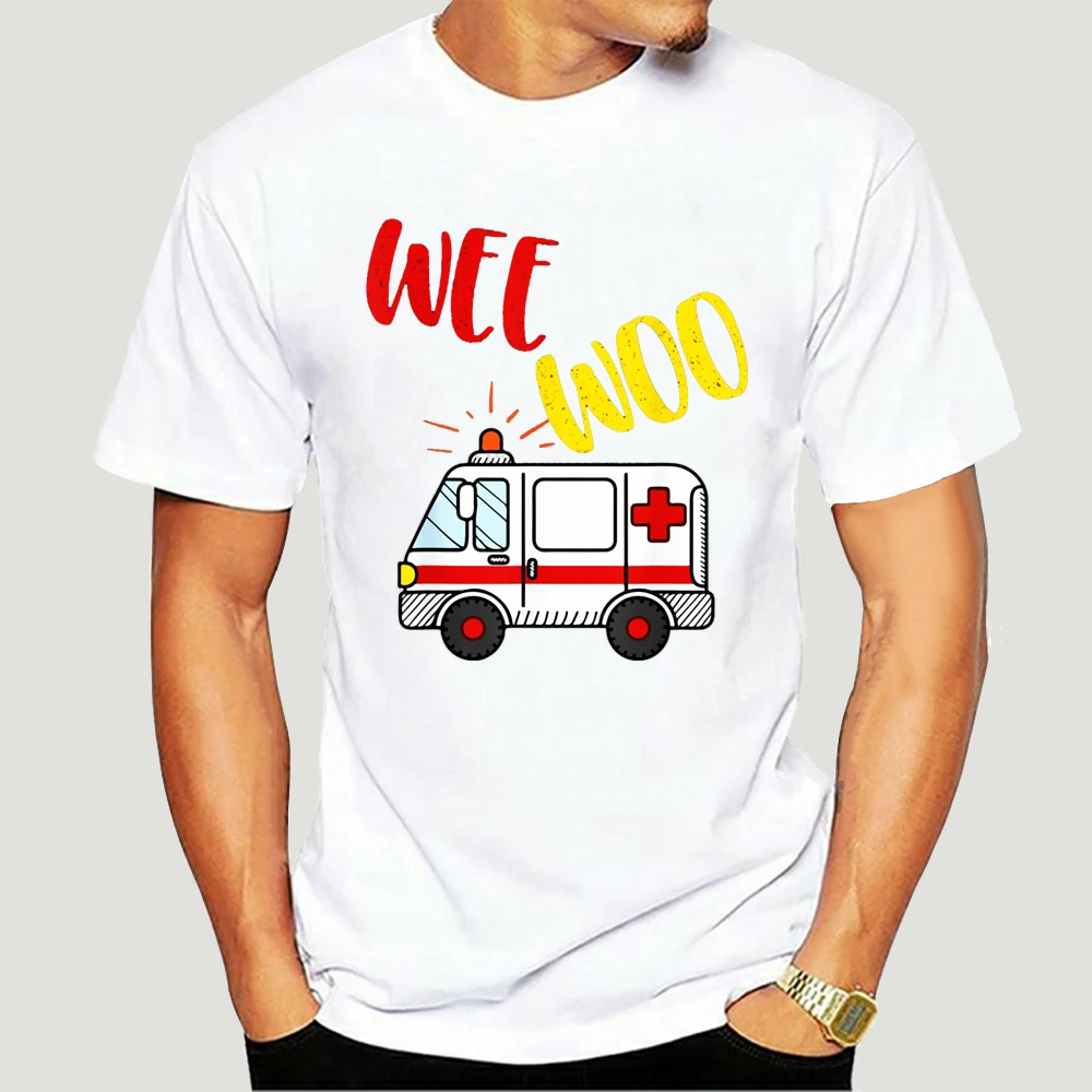 

Wee Woo скорая помощь Amr забавная Ems Emt футболка в подарок 6571X
