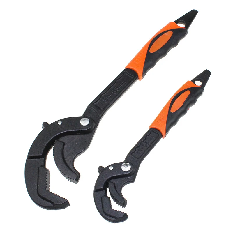 

14-30 / 30-60mm Universal Key Pipe Wrench Open End Spanner Set High-carbon Steel N Grip Tool Plumber Multi Hand Tool