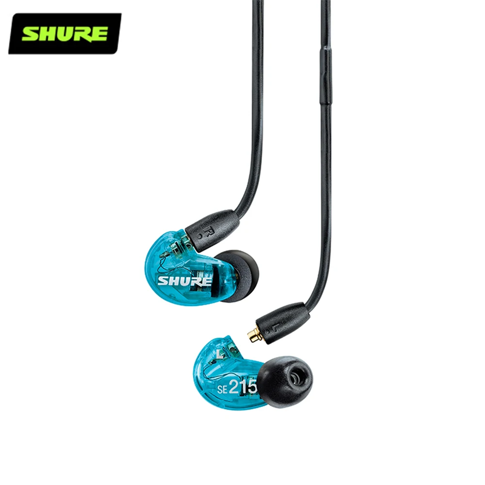 

SHURE SE215 Bluetooth Headset Heavy Bass HiFi Wired Moving Coil Talking Headset Motion Soundproof Headset