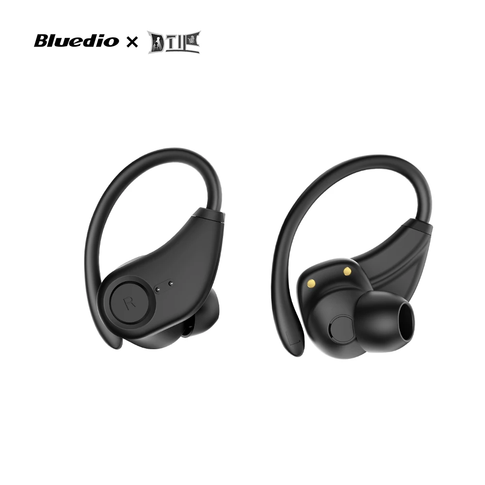 Bluedio S6 Bluetooth Headphone V5.1 TWS Earphone Wireless Ear Hook Sports Earbuds 13mm Driver HIFI Headset For Phone With Mic images - 6