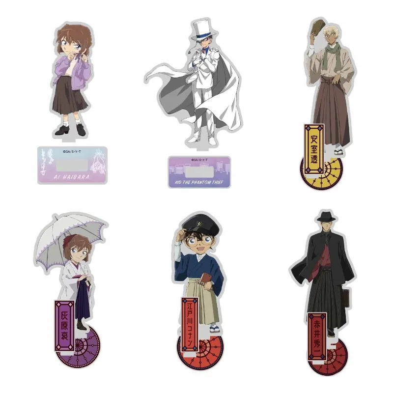 

Japan Hot Cartoon Detective Conan Anime Figure Haibara Ai Amuro Tōru Kaitou Kiddo Acrylic Stands Model Toy Decor Christmas Gift