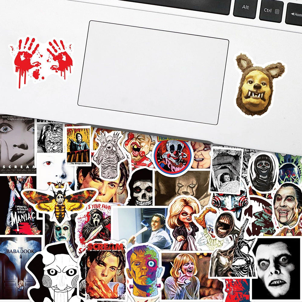 Стикеры в стиле граффити с изображением классных фильмов ужасов наклейки s для