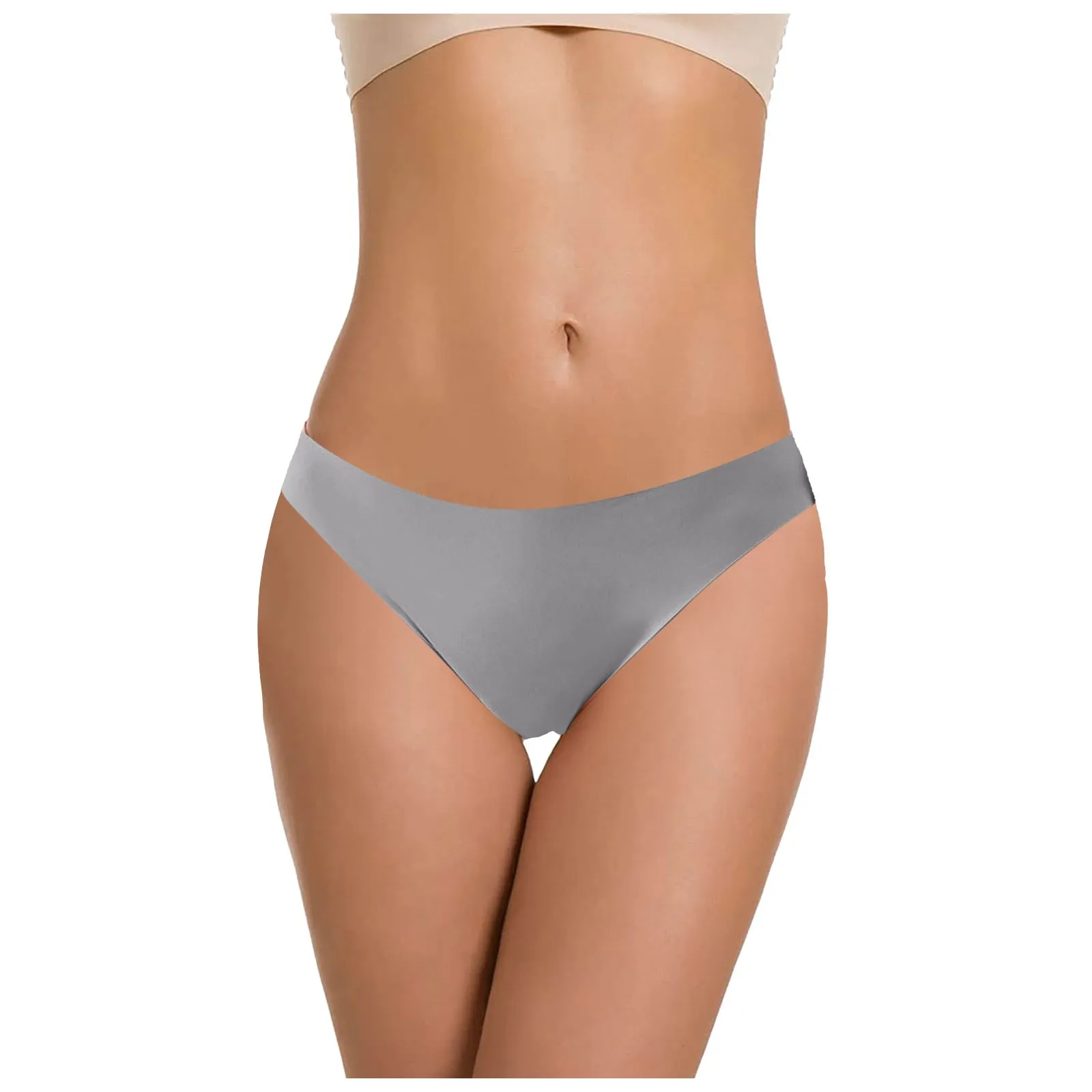 Треугольные трусики с низкой талией женские бесшовные эластичные трусы женское