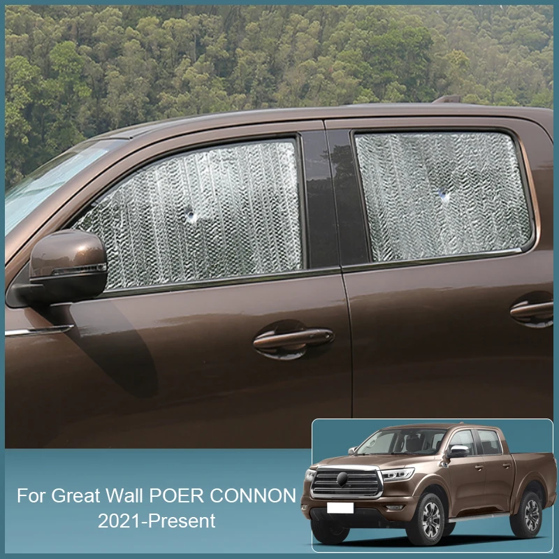 

Car Front Windshield Sunshades UV Protection Side Window Curtain Sun Shade Visor Accessories For Great Wall POER CONNON2019-2025