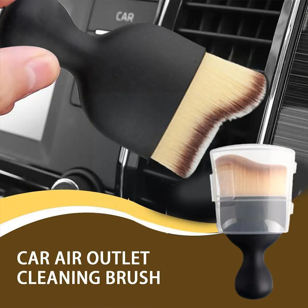 

Car Interior Cleaning Soft Brush Dashboard Air Outlet Detailing Removal Office Gap Tools Clean Home Maintenance Dust Auto F0G5