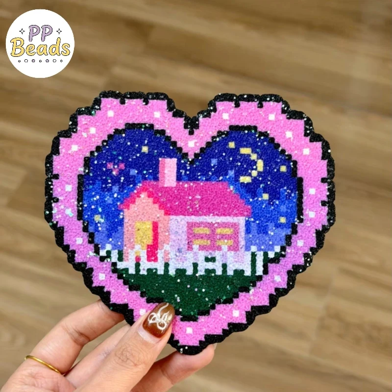 Фото Набор для творчества Hama Beads: бусины Perler 2,6 мм, ручка-аппликатор, инструмент-лопатка. Легкий набор для начинающих. №4