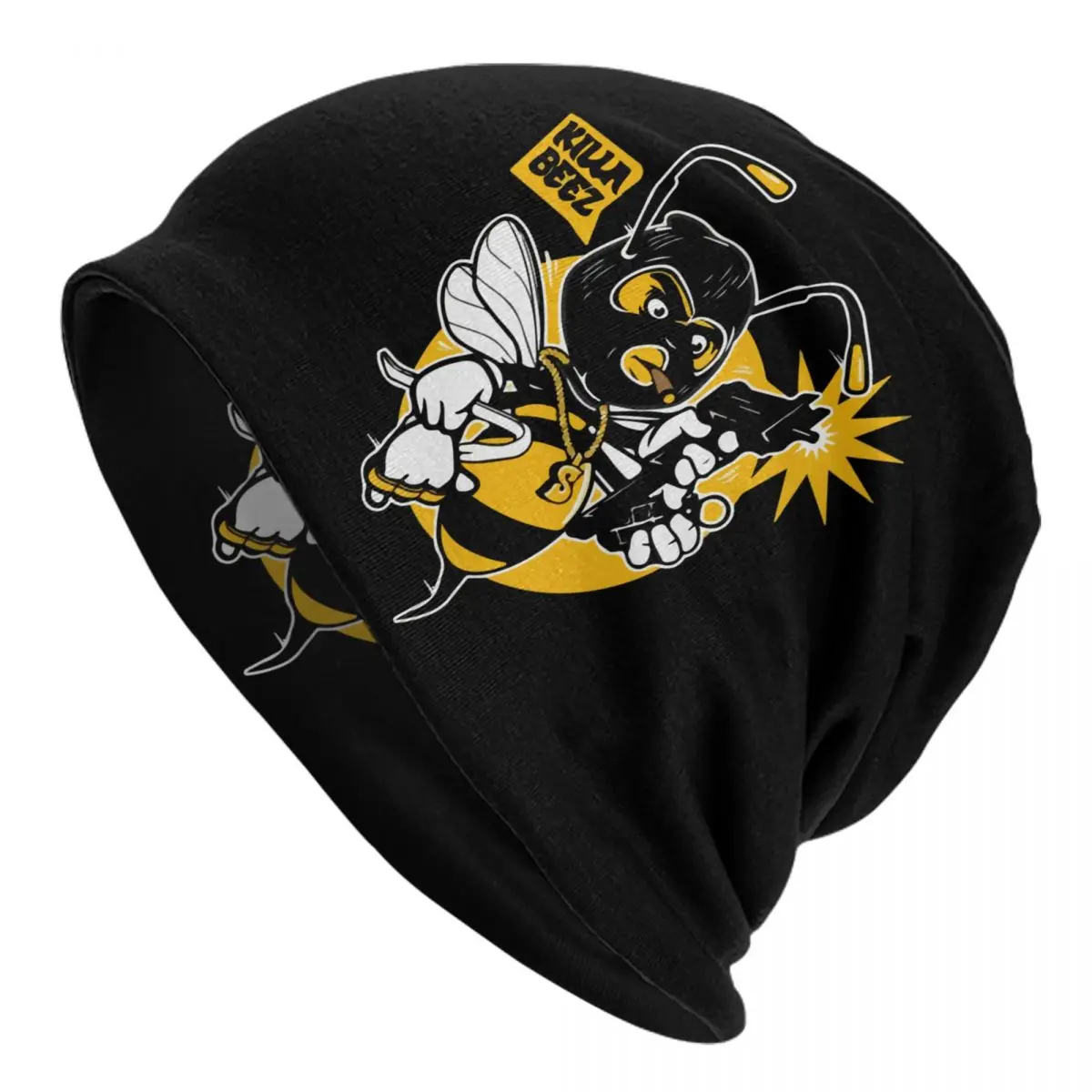 

Retro Man Woman Hip Hop Killer Beez Beanies Cap 2022 Autumn Beanie Wu-Tang Men