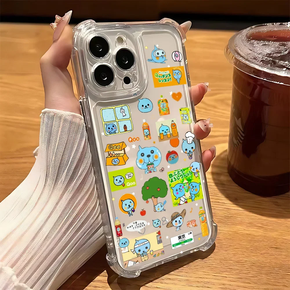 Фото Чехол для телефона с браслетом Cartoon Cute Qoo для Samsung Galaxy S25 S24 S23 S22 S21 S20 Note20 Edge FE Ultra Plus 4G 5G TPU Cover №5