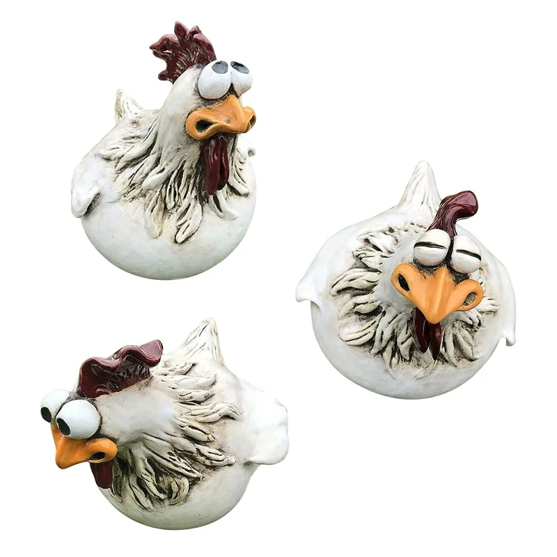 

Resin Rooster Statue Animal Figurine Sculpture Desktop Art Crafts Ornament