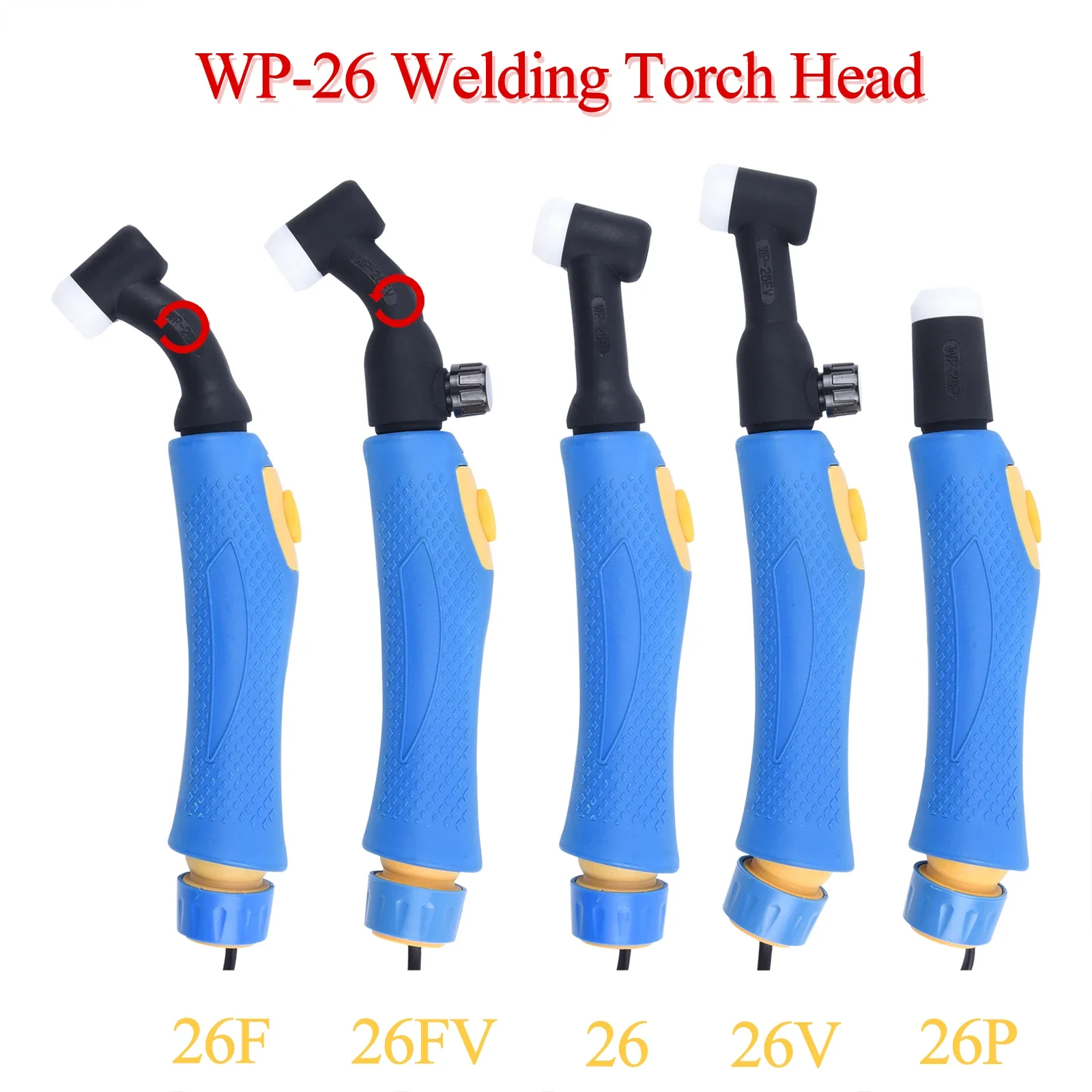 

WP26 WP26F WP26V WP26FV WP26P SR26 SR26F SR26V SR26FV Корпус горелки TIG с воздушным охлаждением Голова человека Инженерный дизайн Вращающийся 250 А