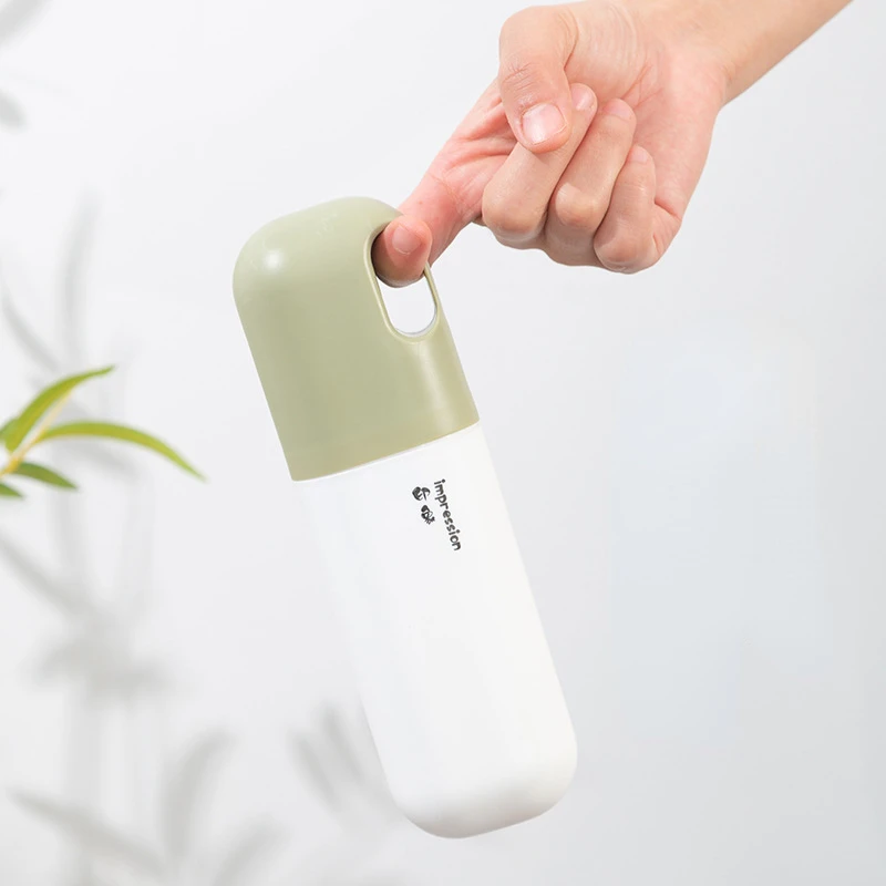 Портативный дорожный контейнер для хранения зубных щеток и зубной пасты