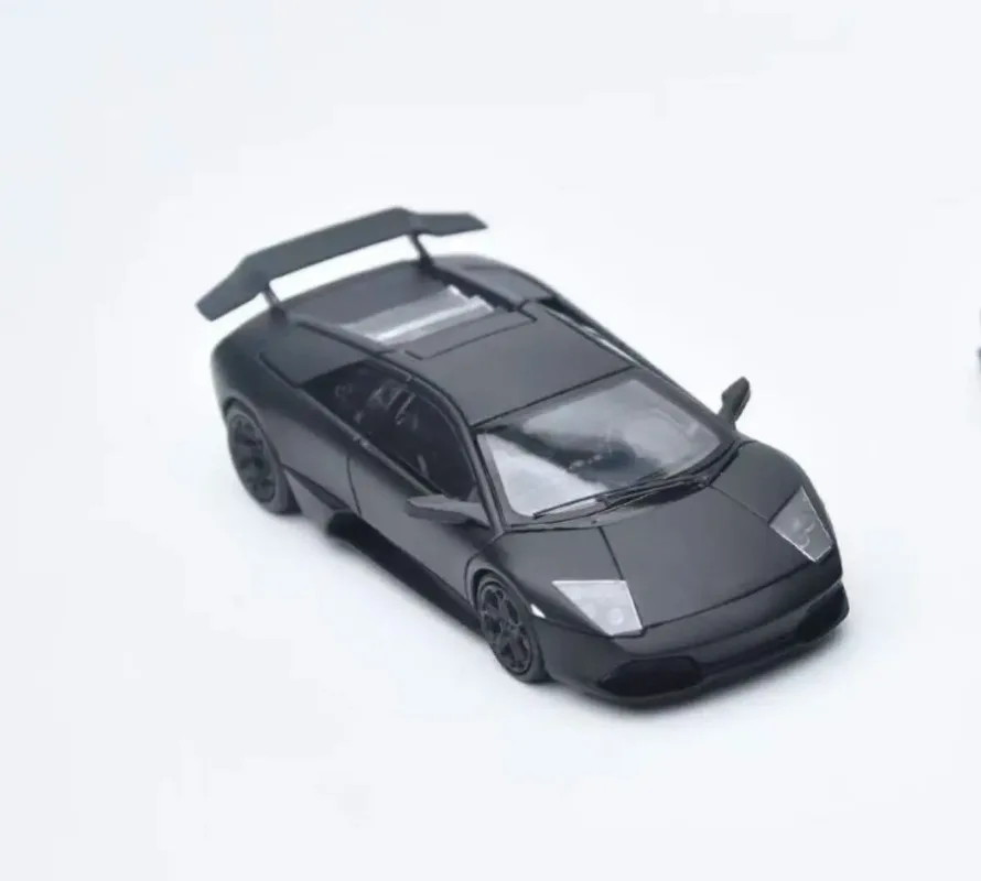 Фото Модель автомобиля PK 1/64 Murciélago LP640 из литого сплава, серия коллекционных моделей, подарок для мальчика, игрушка для мальчика, рождественский подарок №2