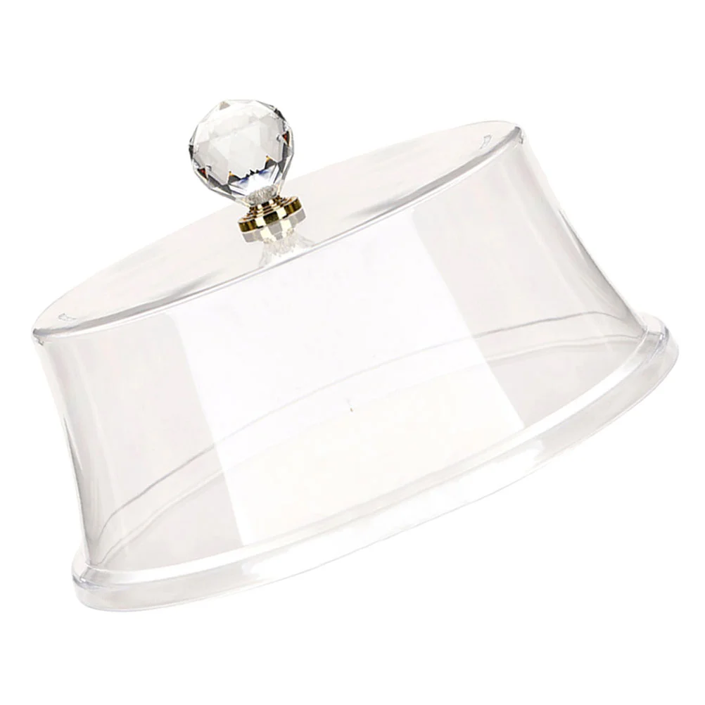 

Cover Cake Dome Display Dessert Lid Cheese Cloche Clear Stand Dish Round Platter Plate Plastic Covers Serving Microwave Snack