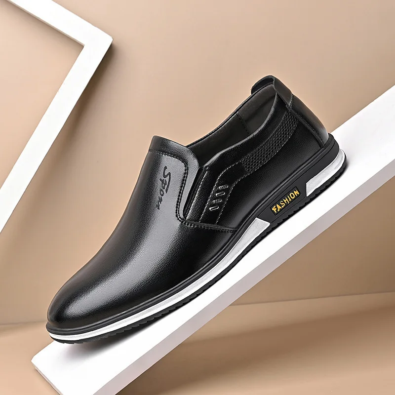 

High Quality Men Leather Casual Shoes Fashion Men Loafers Brand Adult Men Driving Shoes Male Moccasins S12950-S12956 Morliron