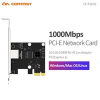 Comfast Computer 1000 Gigabit Ethernet PCI Express PCI-E Network Controller Card 10 100 1000Mbps RJ45 Lan Adapter Converter