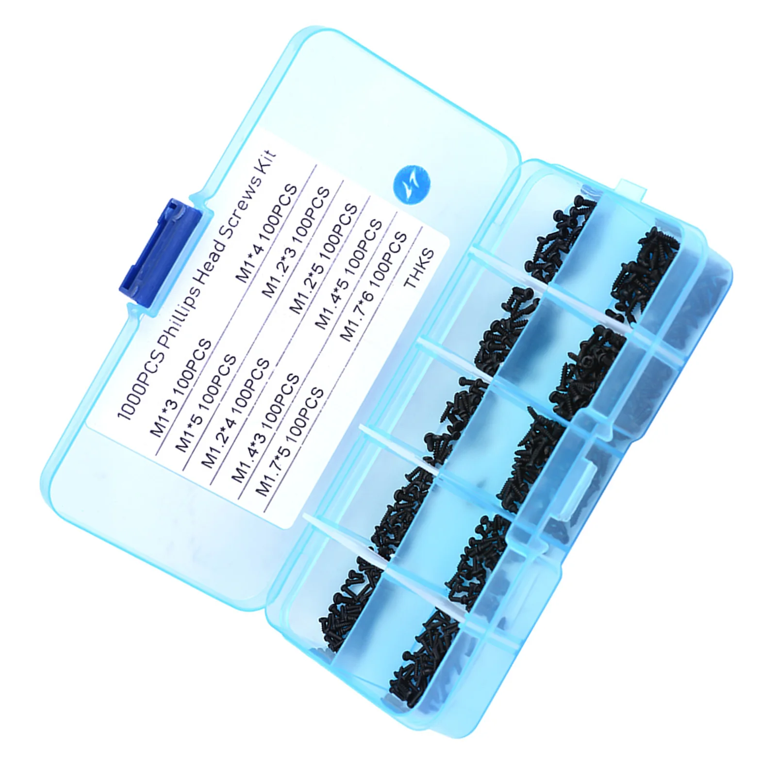 1000 шт. маленькие винты с крестообразной головкой набор саморез M1 M1.2 M1.4 M1.7