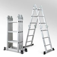 new products aluminum multiple usage work platform folding ladder