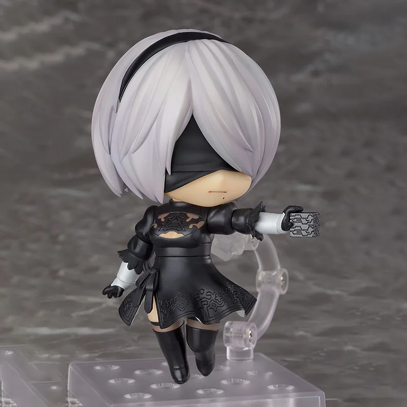 

1475 NieR: 10cm Action Figure Automata 2B Anime Figure YoRHa No.2 Type B Nie R Automata 2B Figurine Model Doll Toy Christmas