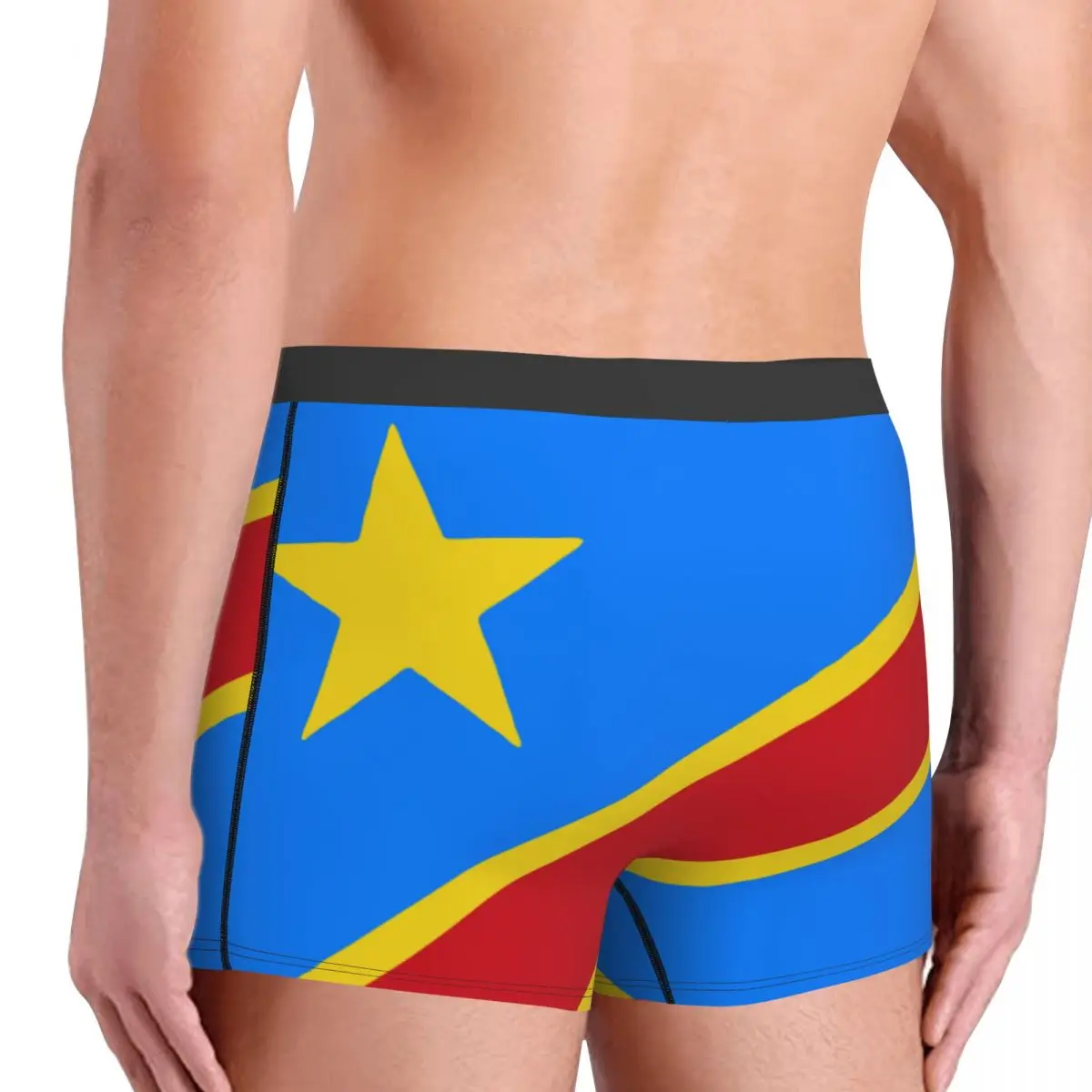 Флаг Конго Киншаса Заир Мужское нижнее белье боксеры шорты трусики Новинка
