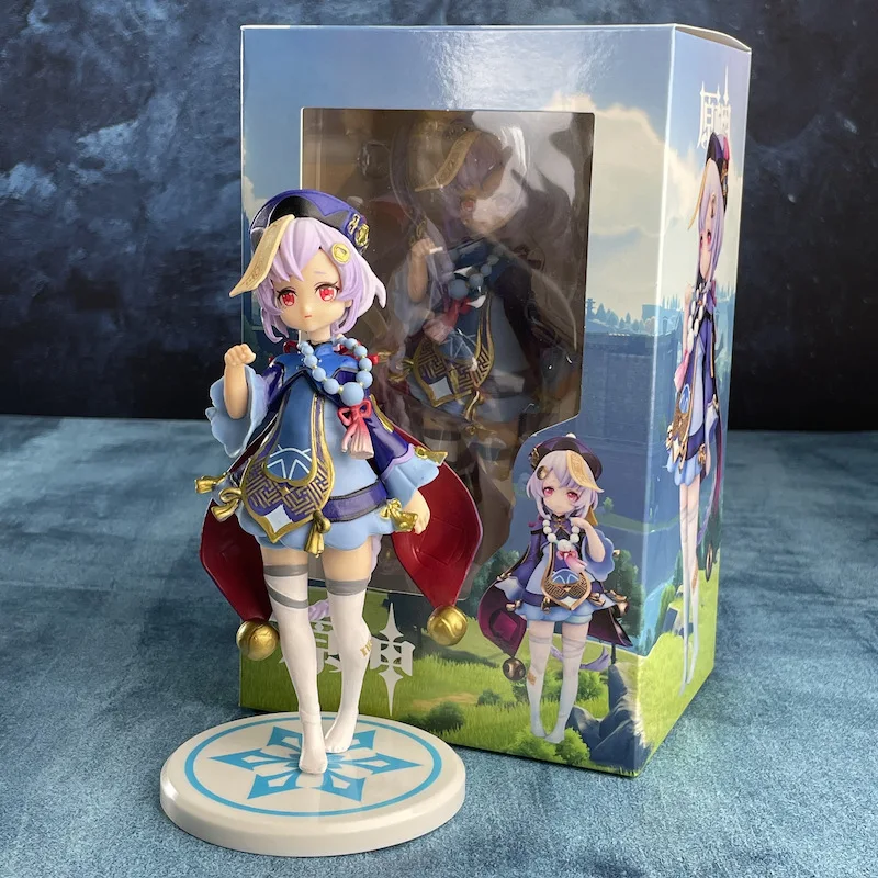 

17cm Genshin Impact Qiqi Anime Figure Genshin Impact Klee Action Figure Hu Tao/Paimon Figurine Collection Model Doll Toys Gifts