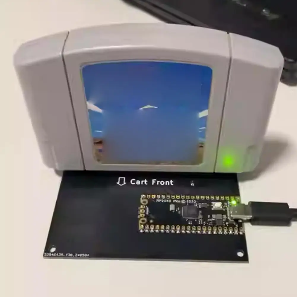 Для N64 считывателя игровых картриджей ROM Самосвал поддерживает чтение Eeprom/sram/flash и