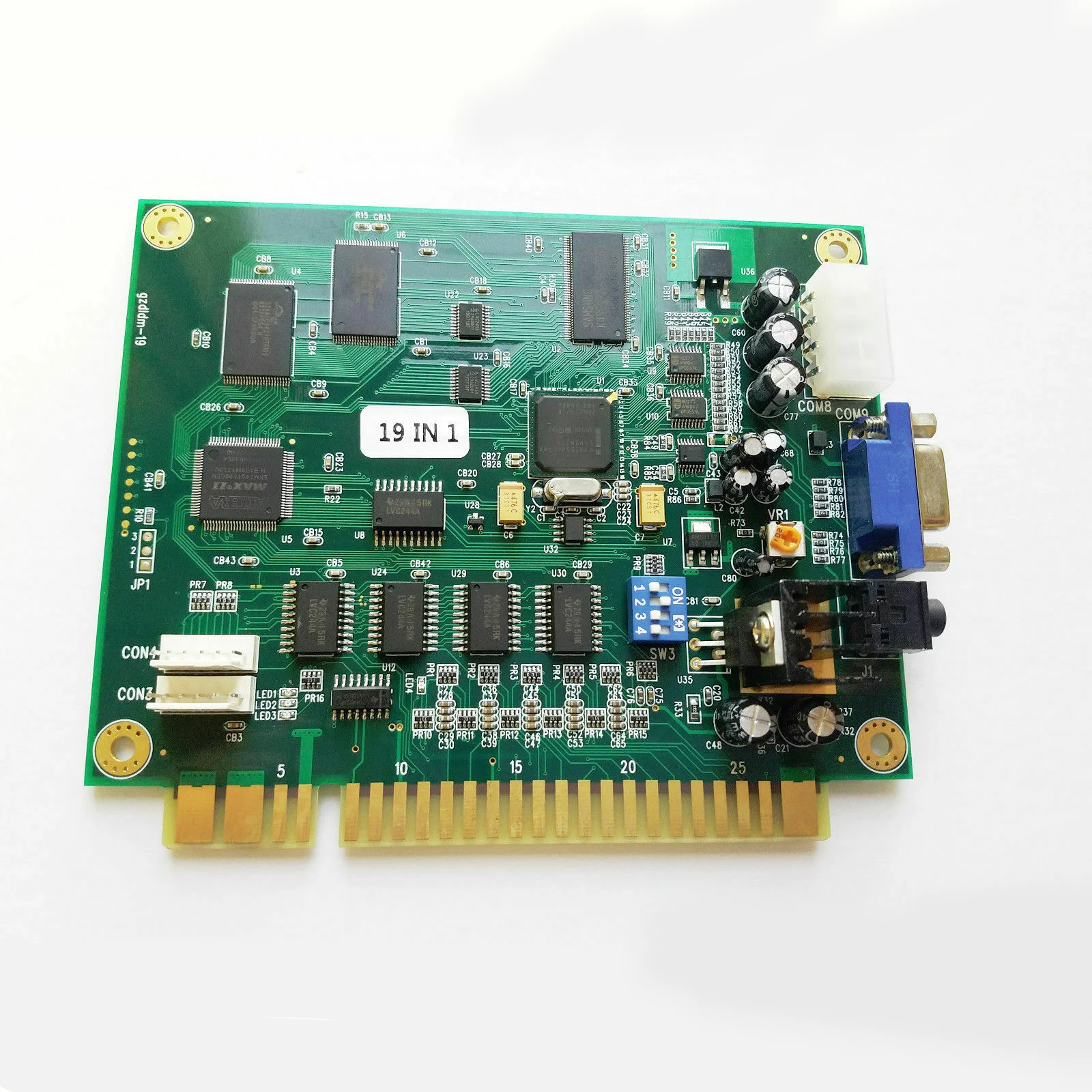 

1Pc Horizontal Multicade Arcade Multigame Board FOR JAMMA Video Game PCB Arcade Classic Game VERTICAL PCB 19 IN 1 Board