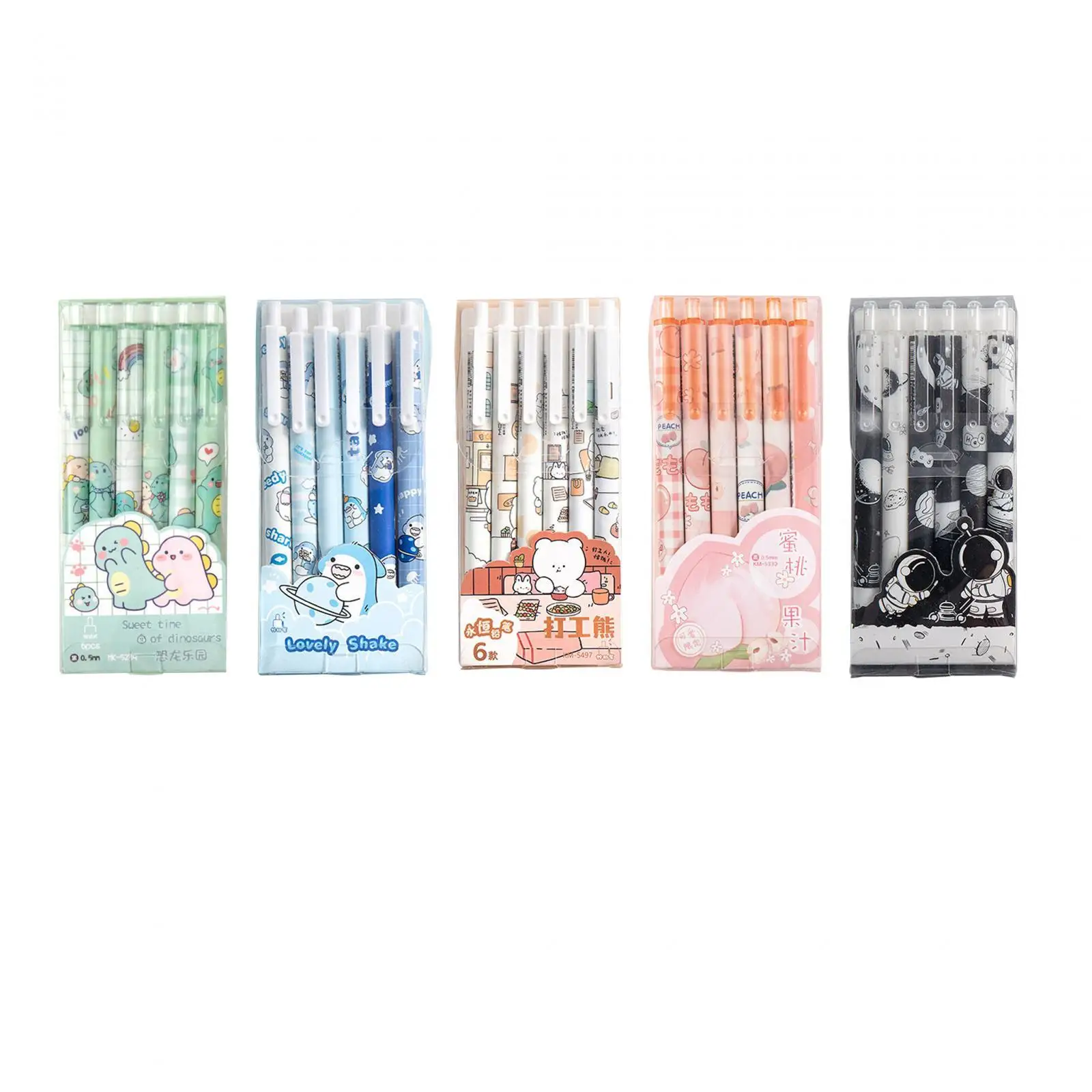 Ручки шариковые 0 5 мм 6 шт.