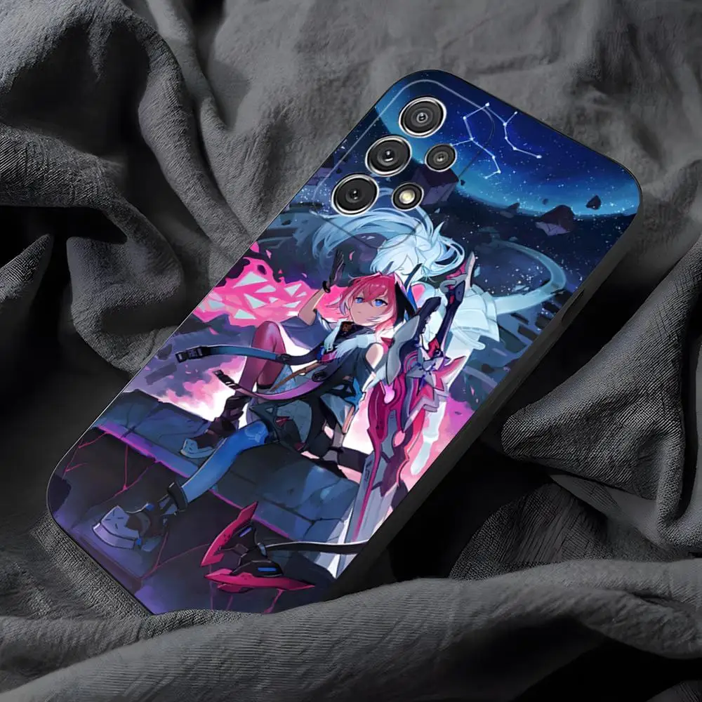 Милый чехол для телефона H-Hatsune M-Miku Samsung Galaxy A55 A54 A52 FE S24 S25 S21 S22 S23 Ultra N20 10 A34 A33 задняя