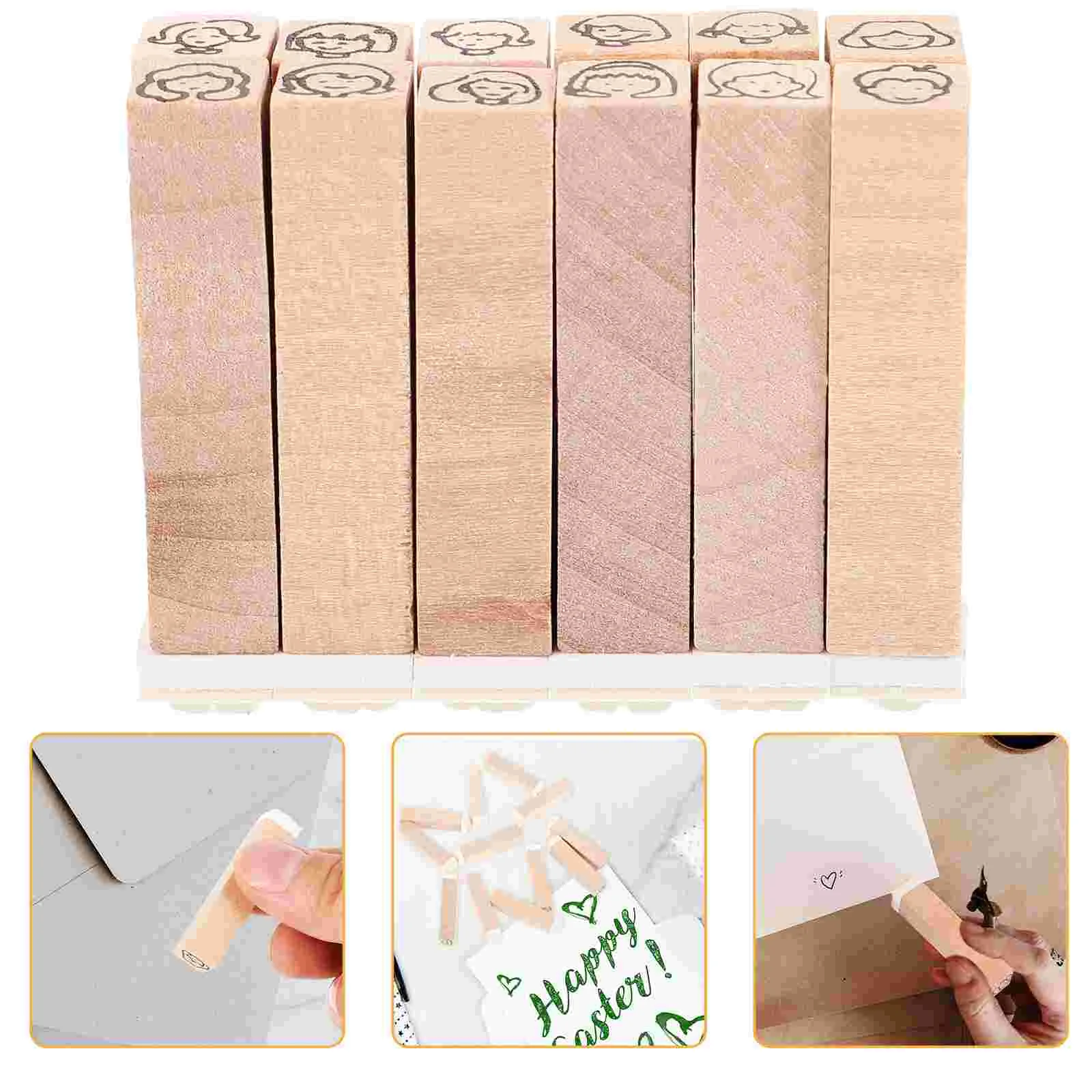 

Набор для рукоделия, дневника, DIY штампы, маленькие деревянные штампы для журналов, скрапбукинга, восхитительный набор для рукоделия