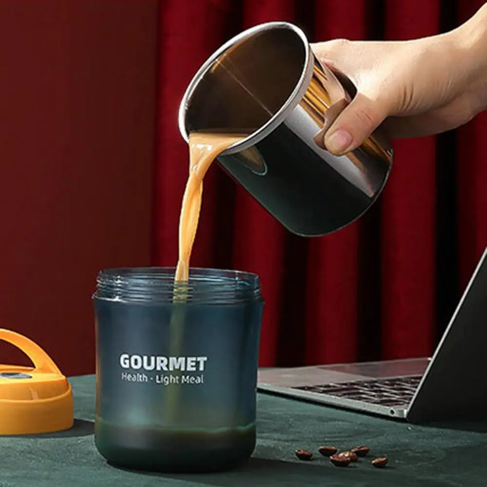 

40%HOT 500ML Stainless Steel Sealed Soup Porridge Cup Heat Preservation Portable Holder