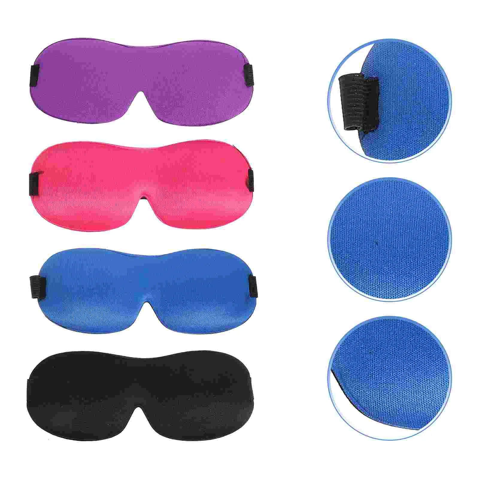 

Eyeblindfold Sleeping Cover Night Sleepeyeshade Travel Patch Satin Silk Cooling Soft Adjustable Blackout Shade Adultwomen 3D