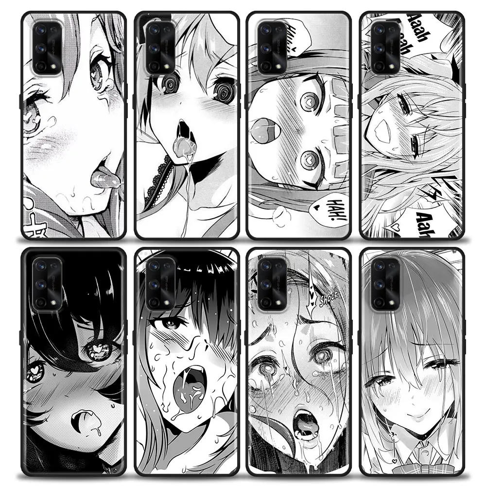 

apan Anime girl cartoon cute faces Case For Realme C21Y C21 C25 C20 C15 C12 C11 C1 GT Master Neo Neo2 5G Capa Silicone Soft Case