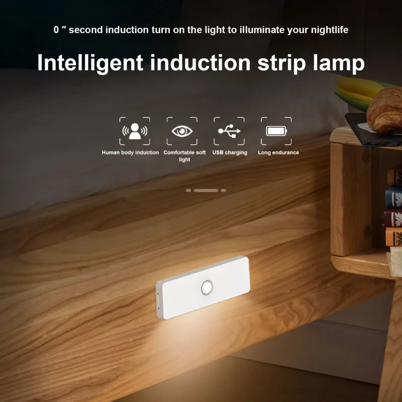 

Лампа для шкафа, ультратонкая, 6 светодиодов, Usb-зарядка