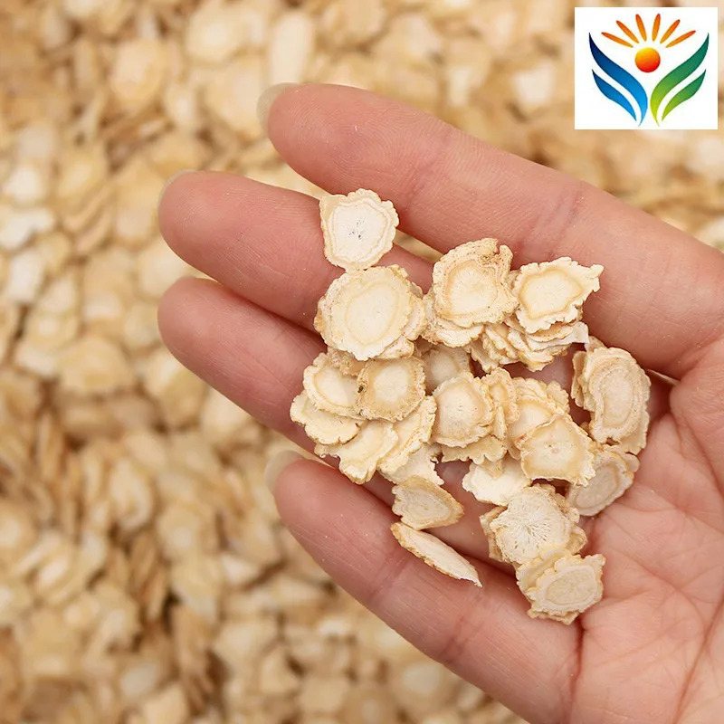

Chinese Natural Wild Dried White Ginseng Slices 6 Years Roots Slices China Herbal