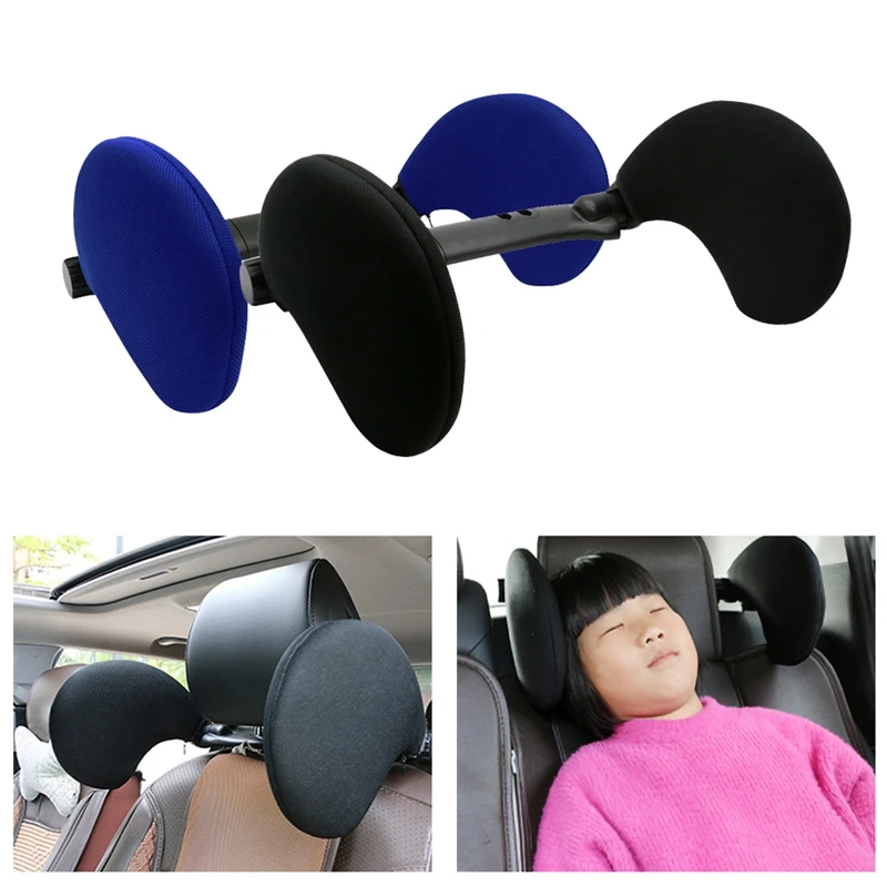 

Регулируемый автомобильный подголовник, креативные товары для интерьера автомобиля, детская дорожная U-образная подушка для сна с пенным наполнителем с эффектом памяти