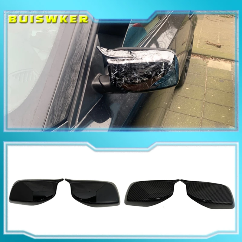 

Крышка для зеркала заднего вида из углеродного волокна/черная для BMW 5 серии E60 E61 E63 E64 2004-2008 520i 525i 528i 528xi 530i