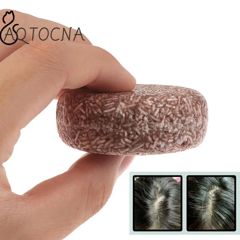 

Polygonum Essence Hair Darkening Shampoo Bar Soap Natural Organic Mild Formula Hair Shampoo Gray Hair Reverse Hair Cleansing