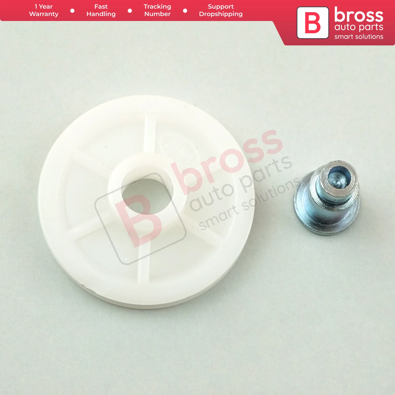 

Bross Auto Parts BWR1067 Electrical Power Window Regulator Corner Wheel Kit Rear Door for Megan 1 1996-2003 Ship From Turkey