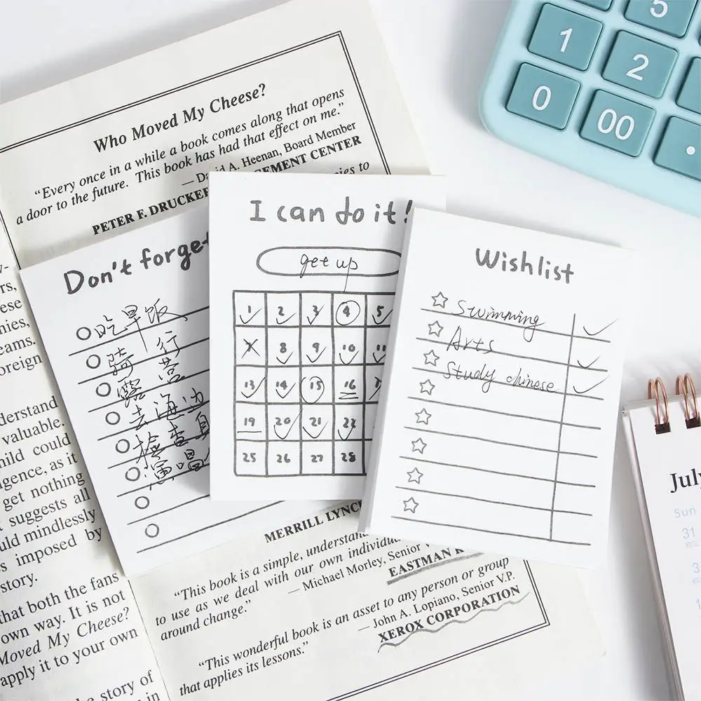 

Journal DIY Checklist Writing Pads Notebook Office Supplies Tearable Notebook Sticky Notes To Do List Memo Pads