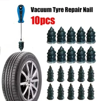 vacuum tyre repair nail kit for motorcycle car scooter rubber tubeless tire repair tool set glue free repair tire film nail