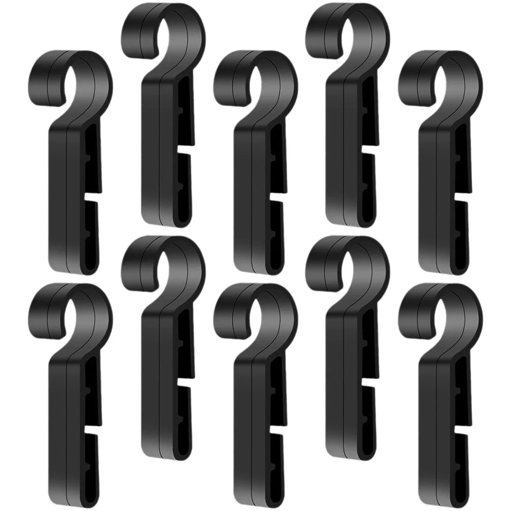 10 шт. фиксированные противоскользящие фары 8 зажим для каски зажимы лампы шапок