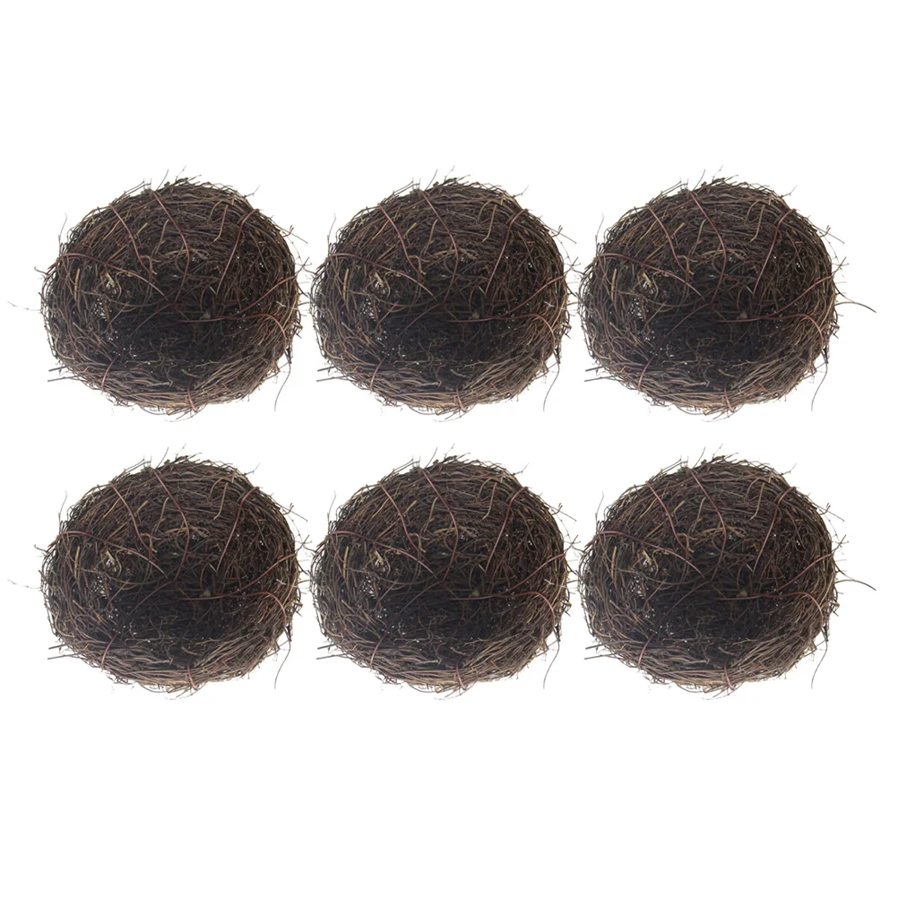 

Artificial Twig Bird Nest- Birds Nest for Birds Activiting, Birdhouses for Garden Home Party Wedding Shooting Props