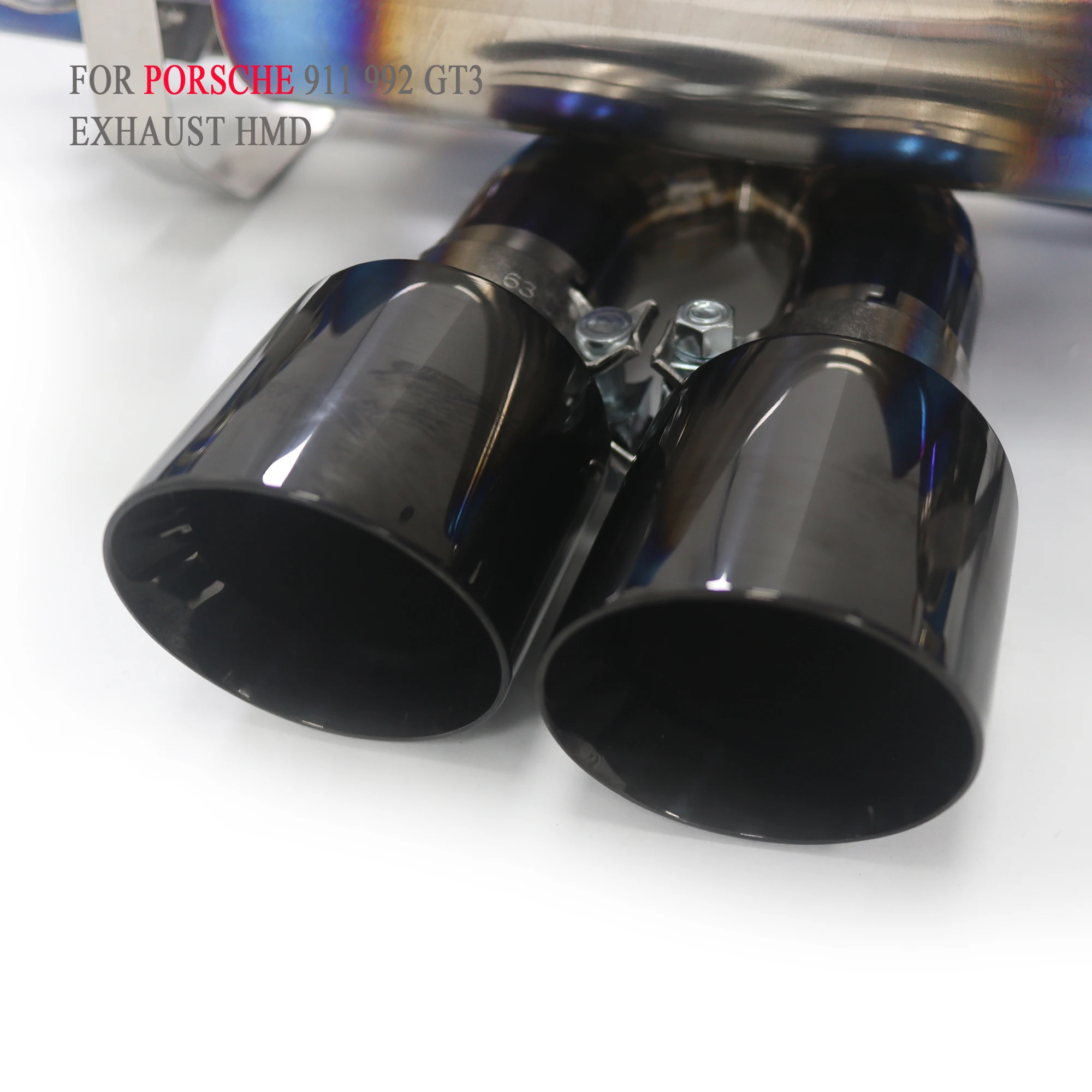 Титановая выхлопная система HMD Performance Catback для глушителя GT3 Porsche 911 992 с клапаном