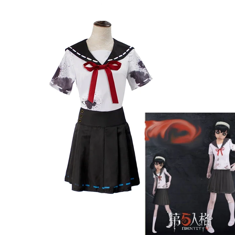 Игра Identity V Косплей Tomie Kawakami Костюм Парик Yidhra Dream Witch Skin Horror Comic Женский JK Хэллоуин